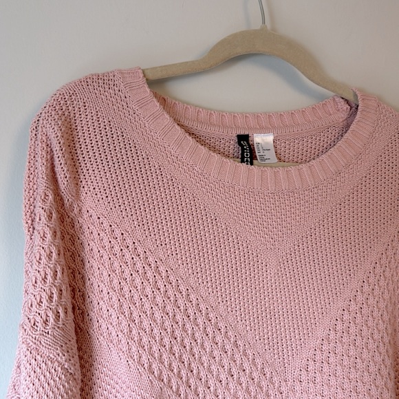 Rose pink knit H&M sweater - Picture 2 of 5